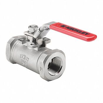 KECKLEY Ball Valve 3/8 Size CS Standard Port, 52RV01