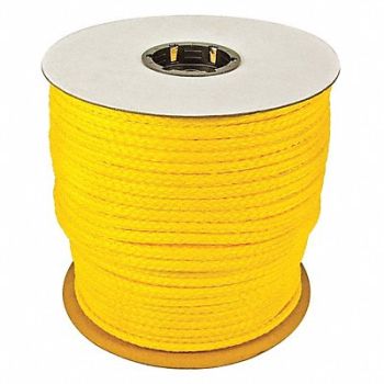 GRAINGER APPROVED Rope 300ft Yllw 440lb. Polyprpylne, 45AU80