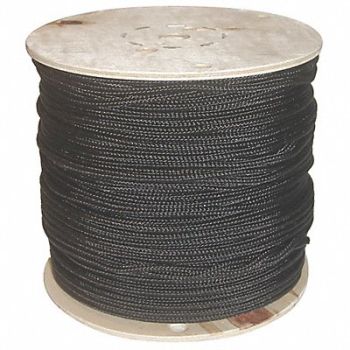 GRAINGER APPROVED Rope 500ft Blk 110lb. Polyprpylne, 45AV64