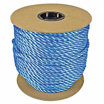 GRAINGER APPROVED Rope 600ft Bl 215lb. Polyprpylne, 45AV22