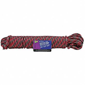GRAINGER APPROVED Rope 100 ft Blk/Bl/Grn/Orng/Rd/Yllw, 45AV32
