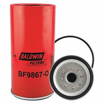 BALDWIN FILTERS Fuel Filter 8-21/32x4-13/32x8-21/32 In, 45C035