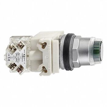 SCHNEIDER ELECTRIC H6931 Illuminated Push Button 30mm Green 6VAC, 45C318