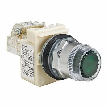 SCHNEIDER ELECTRIC H6929 Illuminated Push Button 30mm 24VAC/DC, 45C324