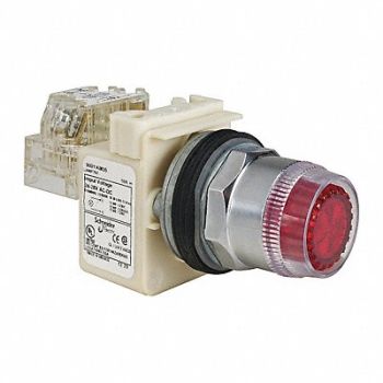 SCHNEIDER ELECTRIC H6934 Illuminated Push Button 30mm 1NO/1NC Red, 45C328