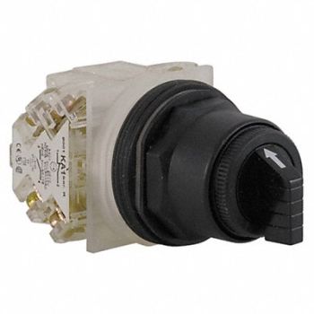 SCHNEIDER ELECTRIC Non-Illum Selectr Swtch 30mm 3 Pos Lever, 45J171