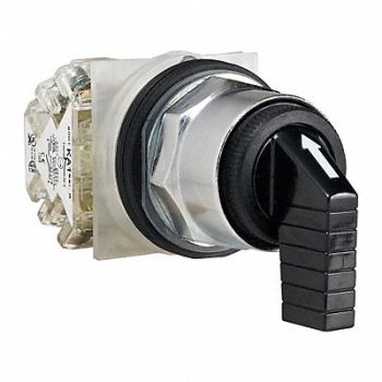 SCHNEIDER ELECTRIC Non-Illum Selector Switch Maintained 3P, 45C541