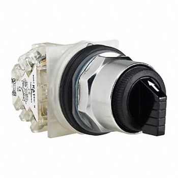SCHNEIDER ELECTRIC Non-Illum Selectr Swtch 30mm 3 Pos Lever, 45C545