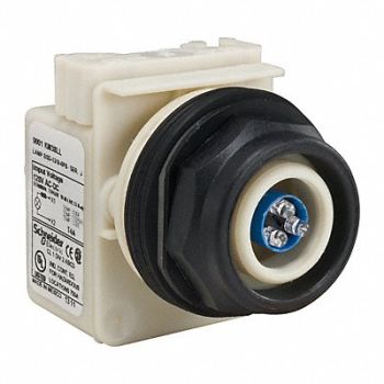 SCHNEIDER ELECTRIC Pilot Light LED Blue 120VAC/DC, 45C623