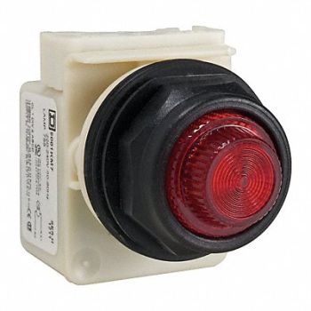 SCHNEIDER ELECTRIC Pilot Light Incan Red 220-240V, 45C632