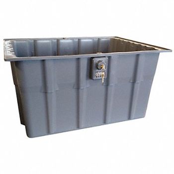 CORTECH Property Storage Ctr Gray Polypropylene, 45CC03