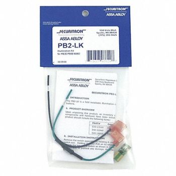 SECURITRON Illumination Kit SS Mfr No PB2/PB5, 45CF68