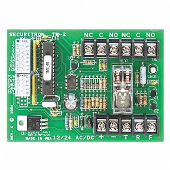 SECURITRON Exit Delay Timer Plastic Dual Volatge, 45CF79