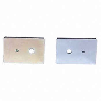 SECURITRON Split Strike Plate Aluminum Mfr No M82, 45CG04