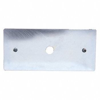 SECURITRON Strike Plate Satin Aluminum Mfr No M62, 45CG09