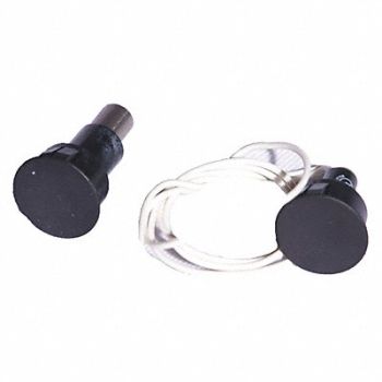 SECURITRON Door Position Switch Black Metal Doors, 45CG37