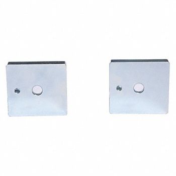 SECURITRON Split Strike Plate Aluminum Mfr No M62, 45CG50
