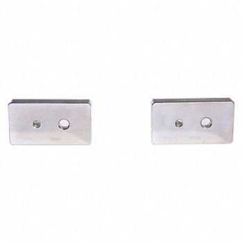 SECURITRON Split Strike Plate Aluminum Mfr No M32, 45CG54