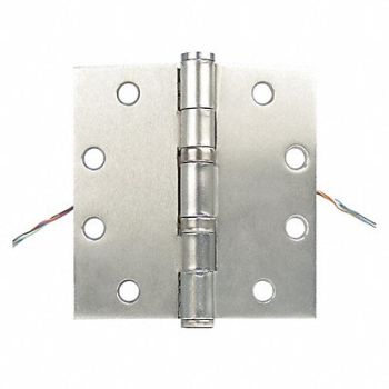 SECURITRON Hinge 28 Gauge Wire Silver Brushed 50mA, 45CG56