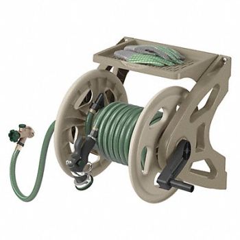 SUNCAST Garden Hose Reel Wall Mount 15 in Resin, 45CH37
