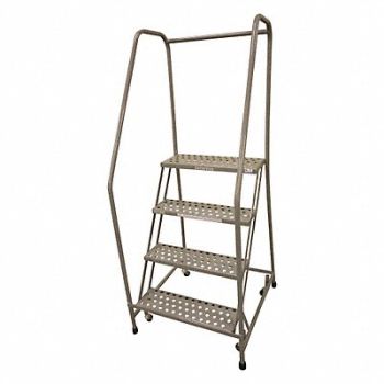 COTTERMAN Rolling Ladder 70 in.H x 30 in.W 4 Steps, 45CH53