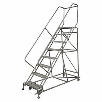 COTTERMAN Rolling Ladder 100 in H 50 Deg 800 lb., 45CH85