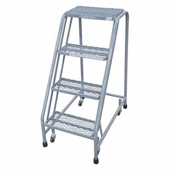 COTTERMAN Rolling Ladder 30 in.H x 20 in.W 4 Steps, 45CH97