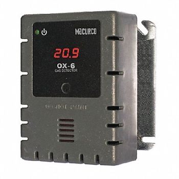 MACURCO Fixed Gas Detector O2 900 sq. ft., 45CJ93