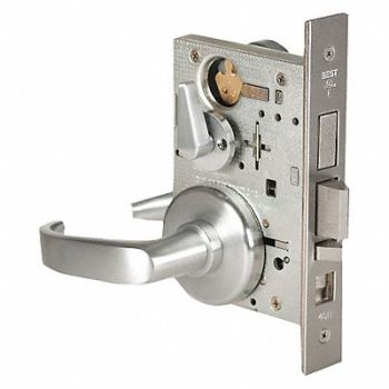BEST Lever Lockset Office Backset 2-3/4, 53DX89