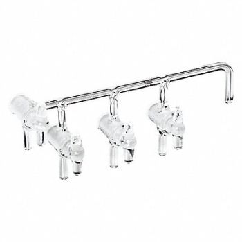 BURRELL SCIENTIFIC Glass Manifold Allied 8inL x 2inW x 4inH, 45CR47