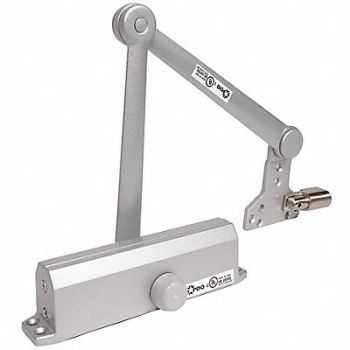 GRAINGER APPROVED Door Closer 180 deg Light Duty Hydraulic, 45CT74