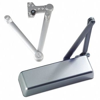 GRAINGER APPROVED Door Closer 110 deg Heavy Duty Hydraulic, 45CT78
