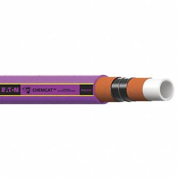 EATON Chemical Hose 3/4 ID x 100 ft.L Purple, 45CW19