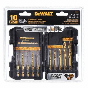 DEWALT Drill Bit 4 in L HSS 5/16 in Size, 45CY72