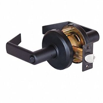 STANLEY Door Lever Lockset Oil Rubbed Bronze, 402U38