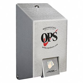 OPS Soap Dispenser Stainless Steel Manual, 45DK71