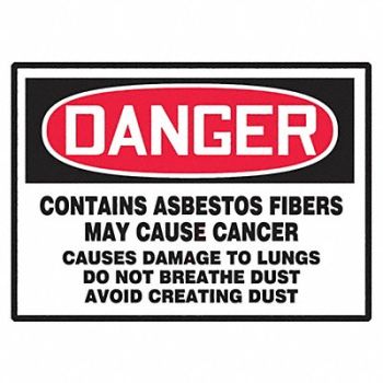 ACCUFORM Safety Label 5 inx7 in Vinyl, 45DL45