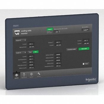 SCHNEIDER ELECTRIC Touch Panel 12 in TFT Color 24VDC, 45DR21