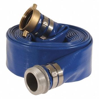 GRAINGER APPROVED Water Hose Assembly 4 ID 25 ft., 45DT99