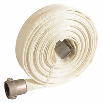 GRAINGER APPROVED Wildland Fire Hose 1-1/2 ID x 50 ft, 45DV18