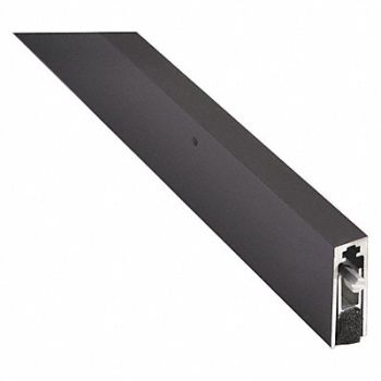 NATIONAL GUARD Auto Door Bottom 48in.L Standard Black, 45DV96