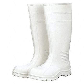 TALON TRAX J2626 Rubber Boot Men s 7 Knee White PR, 45DZ24