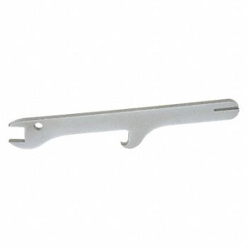 GRAINGER APPROVED Drum Wrench Steel Silver 14-3/16 in L, 45EC97