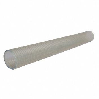 KURIYAMA Food Hose 2-1/2 ID x 100 ft L Clear, 45CW99