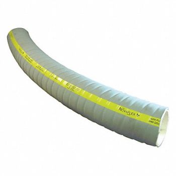 NOVAFLEX Food Hose 3 ID x 50 ft L Gray, 45EE69