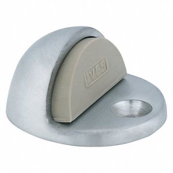 IVES Dome Door Stop 2in.Lx1-3/4in.Wx1in.Proj., 45EG83