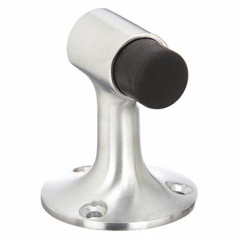 IVES Angle Door Stop 1-1/16in.Wx3in.Proj., 45EG87