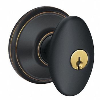 SCHLAGE Knob Lockset Mechanical Passage Grd. 1, 45EH37