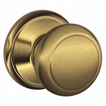 SCHLAGE Knob Lockset Mechanical Passage Grd. 1, 45EH72