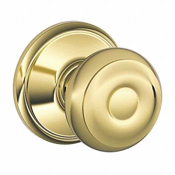 SCHLAGE Knob Lockset Mechanical Passage Grd. 1, 45EH91